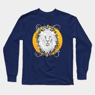 Be a Lion, Be Brave - Mandala Lion Long Sleeve T-Shirt